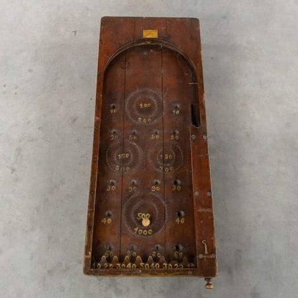 Jeu populaire ancien, « Tivoli » ou jeu de flipper