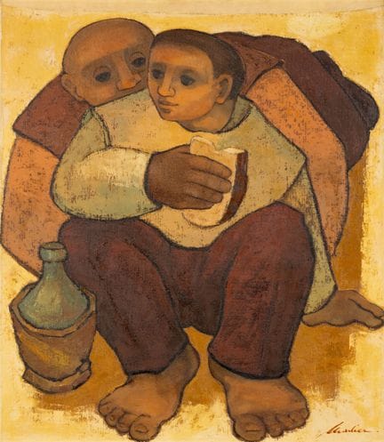 Marcel Marlier (1930–2011) 'Le Déjeuner', oil on c