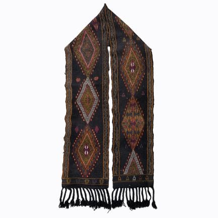 Tapis de couloir oriental Kelem, fabriqué à la mai