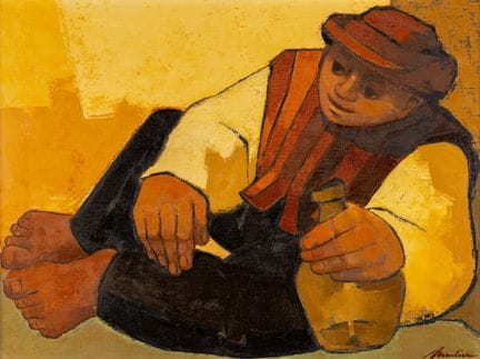 Marcel Marlier (1930–2011) 'Le Repos', oil on canv