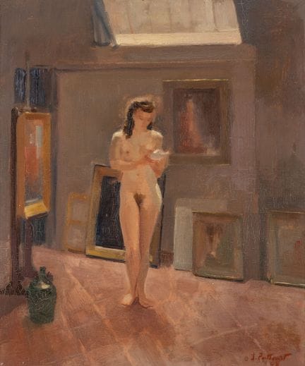 Jeanne Portenart (1911–1991), 'Dans l'Atelier', oi