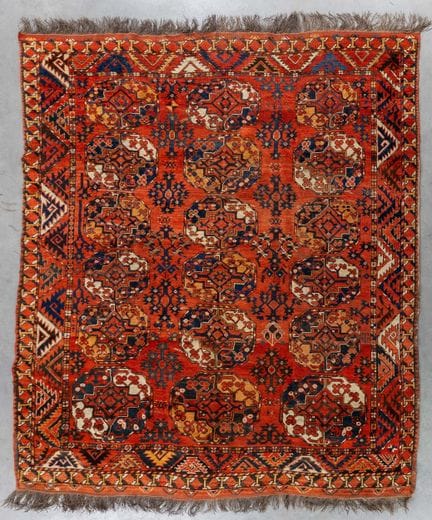 Tapis oriental ancien, tissé à la main, Ersari, Af