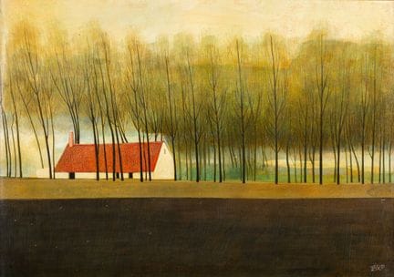 Jean-Pierre Felix (1938), 'Leisele, Paysage derriè