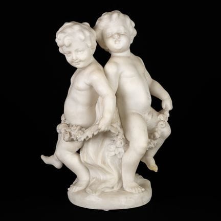 Giuseppe D'Aste (1881–1945) “Due putti con una ghi