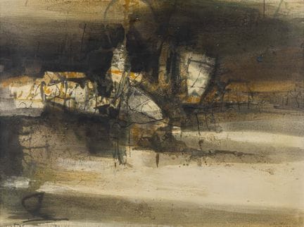 Walter Vilain (1938–2019) 'Composition', mixed med