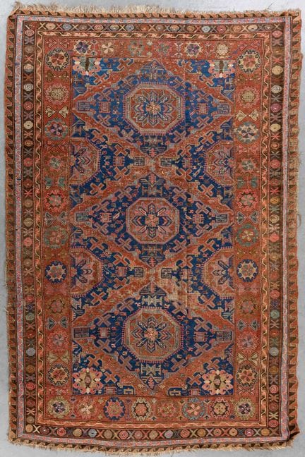 Tapis oriental ancien, tissé à la main, de type So