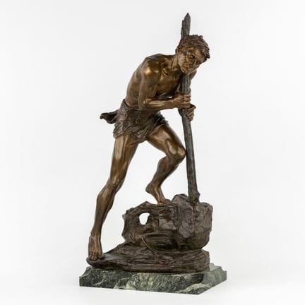 Édouard Drouot (1859-1945), « Le Carrier », bronze