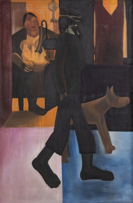 After Frits Van Den Berghe, 'De Arme', oil on canv