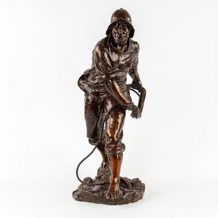 Antoine Bofill (vers 1875-1939/53) « Le Pêcheur »,