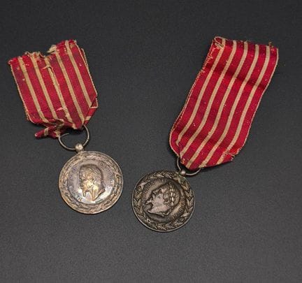 Francia. Due medaglie d’argento della Campagna d’I