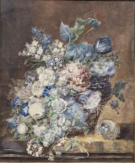 Caroline LOUVET (XIX secolo)
Mazzo di fiori su un 