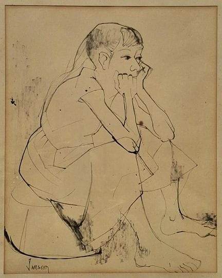 Jean JANSEM (1920-2013)
Figlia dell’artista 
Diseg