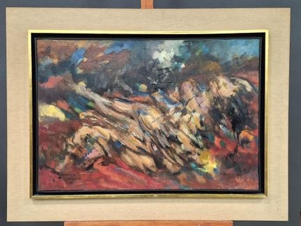 罗伯特·拉普贾德（1921-1993）
《裸体》
布面油画，左下角签名并标注1962年
59 x 7