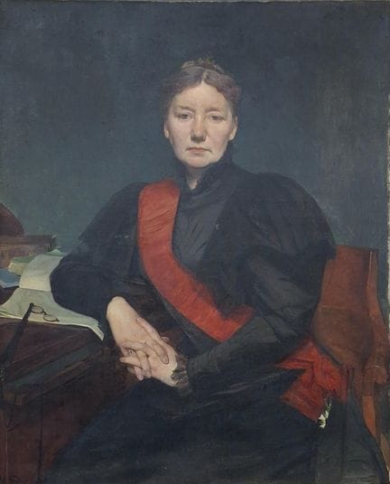 玛格丽特·戈丹（1867-1936）
阿梅莉·里克布什夫人（1844-1919）肖像，荣誉军团教育院