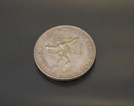 Pièces de 25 pesos mexicains en argent, frappée po