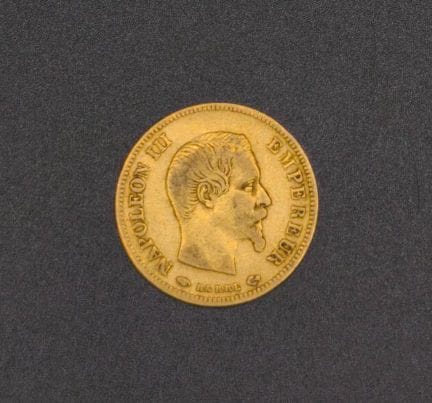Pièce de 10 francs en or Napoéon III de 1856
Poids