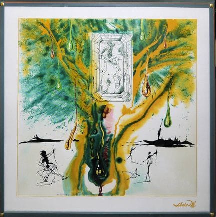 Salvador Dalí, Scene surreali, 2 grandi foulard di