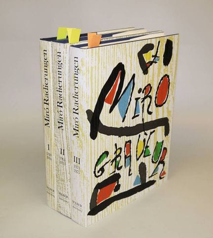 Joan Miró, Catalogue raisonné des gravures, tomes 