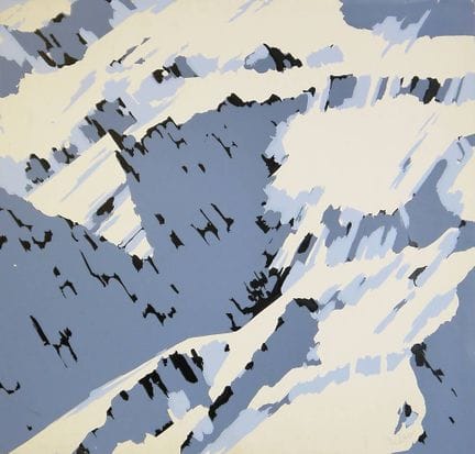Gerhard Richter, « Alpes suisses » (B2), sérigraph