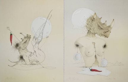 Hans Kanters, Créatures hybrides – Nu féminin à tê