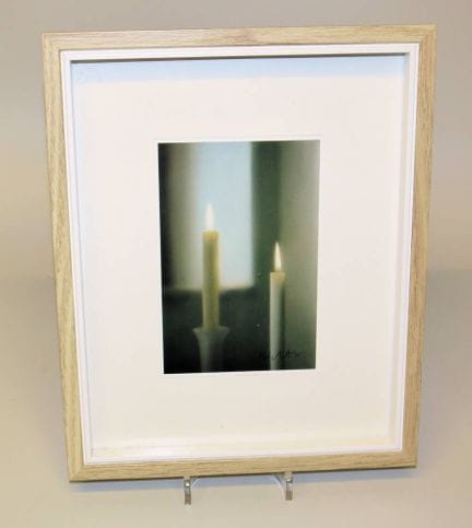 Gerhard Richter, « 2 bougies », carte postale d'ar