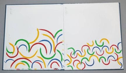 Piero Dorazio, portfolio con 10 litografie a color