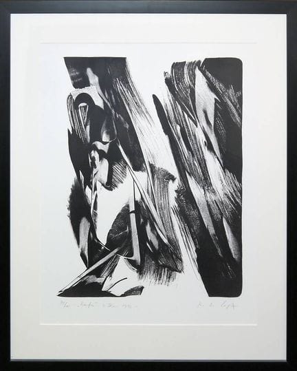 K. O. Götz, "Ranfoss - 3. Stein", litografia firma
