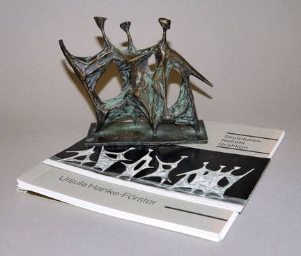 Ursula Hanke-Förster, 3 ballerini, scultura in bro
