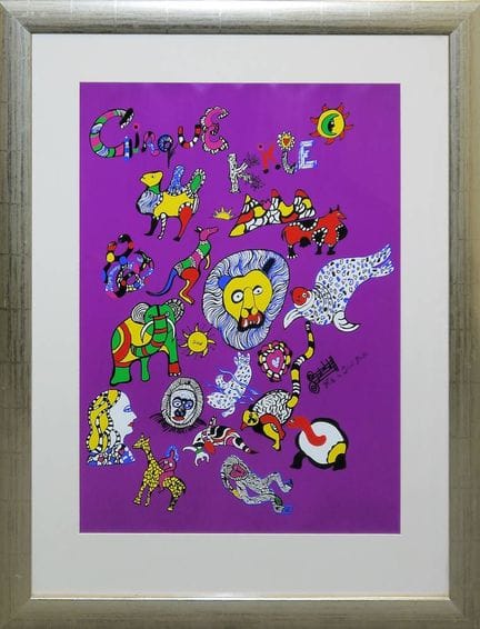 Niki de Saint-Phalle, « Cirque Knie » et papier pe