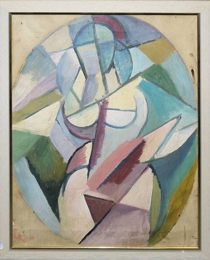 Russischer Suprematist, Abstrakt- kubistische Komp