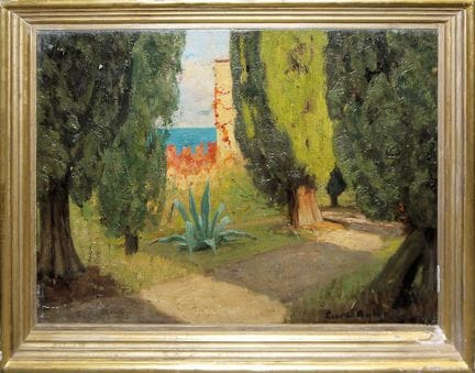 Curt Agthe, "Nel parco di San Vigilio sul Lago di 