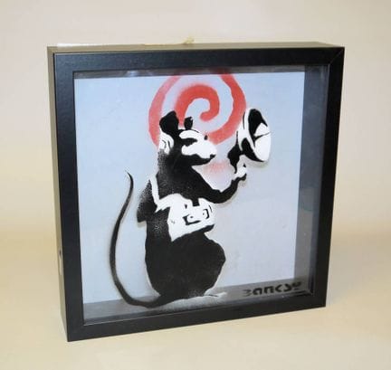 Banksy, Dismal Shadow Box, Radar Rat, Dismaland, s