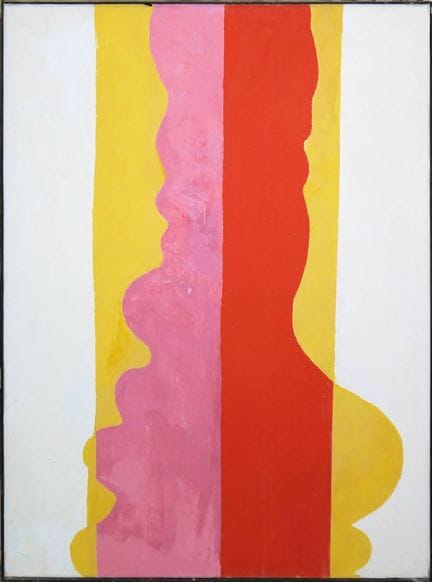 Fritz Harnest, Pink & Korallrot, hochsteil auf war
