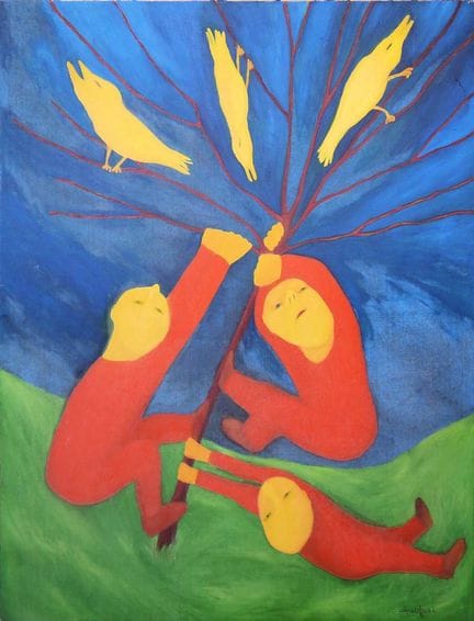 Elena Figurina (Елена Фигурина), "Das Aufscheuchen