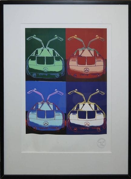 Andy Warhol, prototype Mercedes-Benz C 111 (1970),