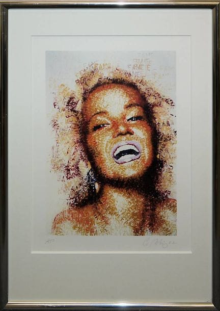 Chris Britz, Fame Fatal, litografia a colori in of