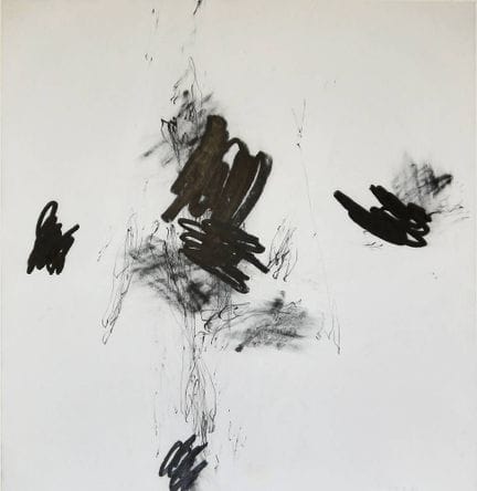 Rainer Plum, Sans titre, technique mixte signée, 1