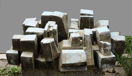 Manfred Kieselbach, Paysage urbain, sculpture en b