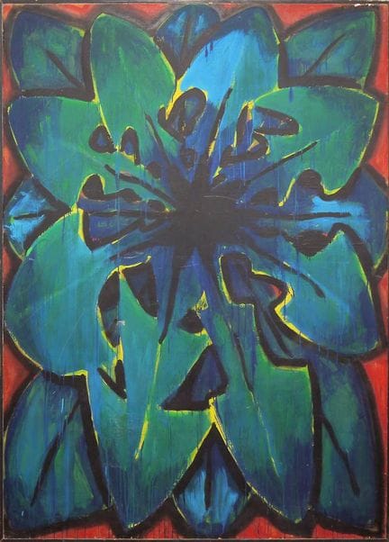 Fritz Friedrich Dickgießer, Fleur, grande peinture
