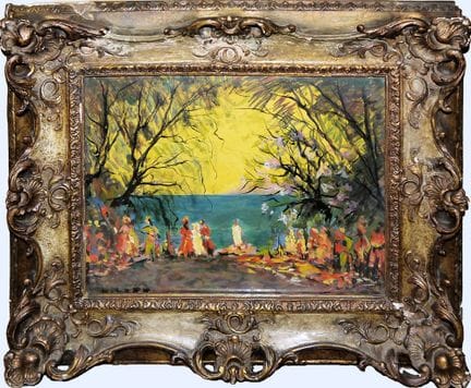 Leonid Lamm (Леонид Ламм), Fête au bord de la mer 