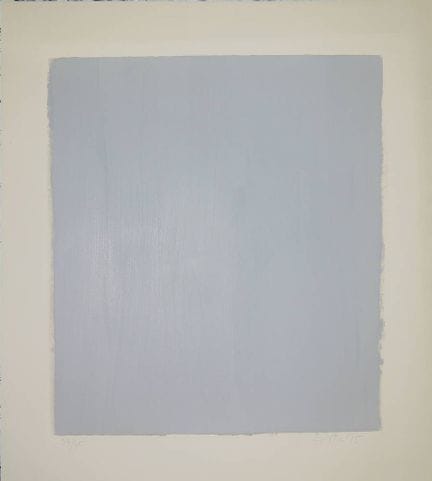 Raimund Girke, Senza titolo (grigio chiaro), litog