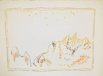 Zoran Antonio Music, Paysages, 2 lithographies en 