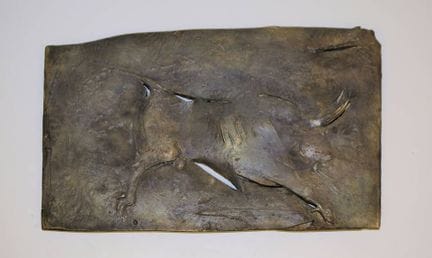 Thomas Duttenhoefer, “Toro”, rilievo in bronzo, 19