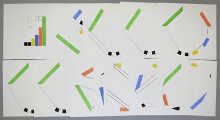 Hans Jörg Glattfelder, "Verbindungs-Stücke", carte