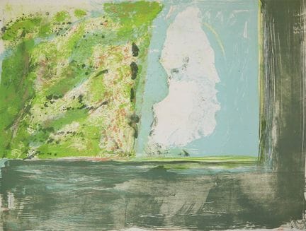 Shmuel Shapiro, Nu et paysage, 2 lithographies en 