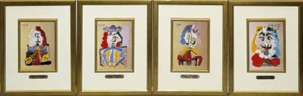 Pablo Picasso, d'après « Portraits imaginaires » :