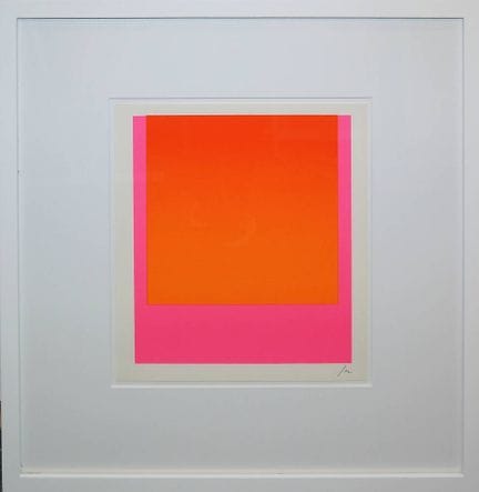 Rupprecht Geiger, Senza titolo, serigrafia a color