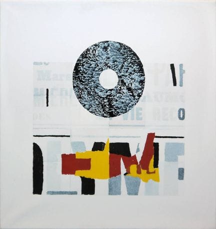 Arthur Aeschbacher, "Obliviogramm intact", tecnica