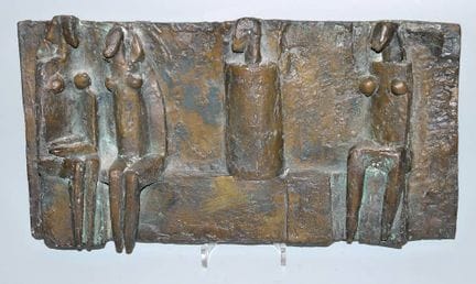 Manfred Kieselbach, Trois femmes assises et un hom