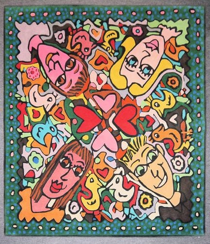James Rizzi, tapis Rizzi, laine
James Rizzi, 1950 